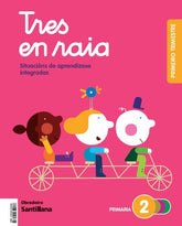LENGUA 2º de Primaria GALLEGO 24 TRES EN RAYA | AA,VV | 9788491859086 (Obradoiro Santillana)